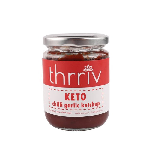Thrriv Keto Chilli Garlic Ketchup 200g - QualityFood