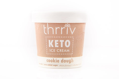 Thrriv Keto cookie dough Ice Cream Zero Sugar Added 100ml - QualityFood