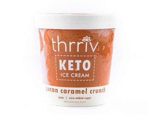 Thrriv Keto Pecan Caramel Crunch Ice Cream Zero Sugar Added 100ml - QualityFood