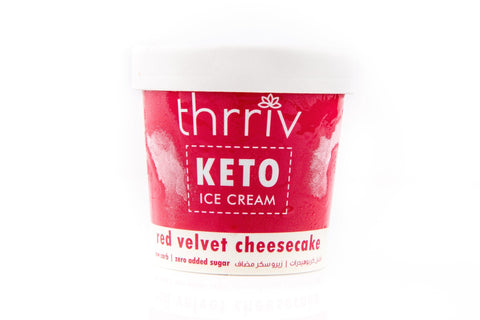 Thrriv Keto Red Velvet Cheesecake Ice Cream Zero Sugar Added 100ml - QualityFood