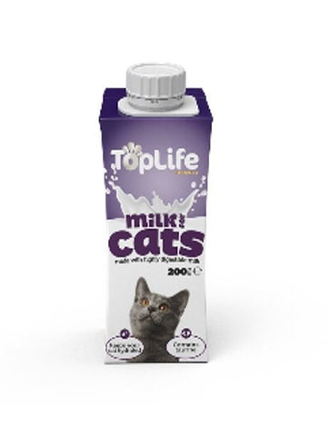 TopLife Milk for Cats 200ml - QualityFood