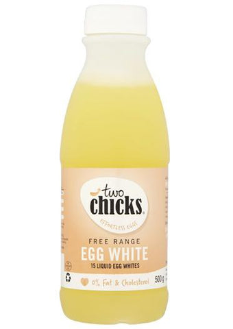 Two Chicks Free Range Liquid Egg White 500gm - QualityFood