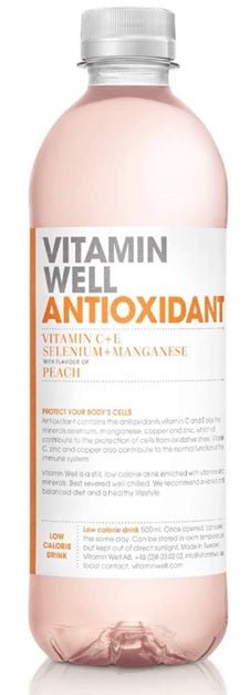 Vitamin Well Drink Antioxidant Peach 500ml - QualityFood