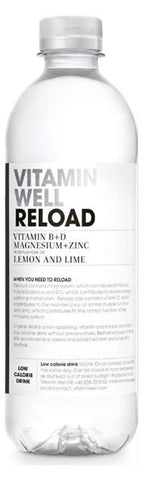 Vitamin Well Drink Reload Lemon and Lime 500ml - QualityFood
