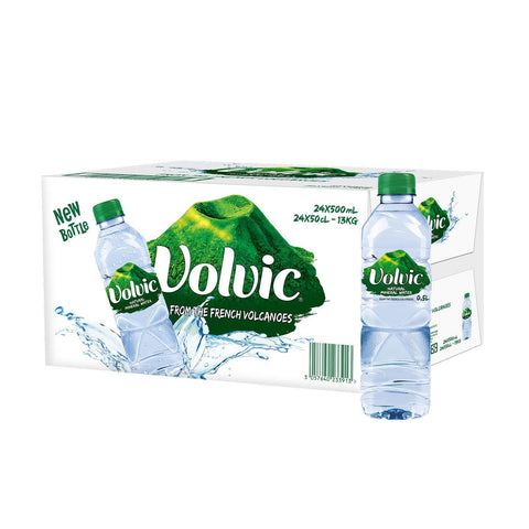 Volvic Natural Mineral Water 500ml x 24Pcs - QualityFood