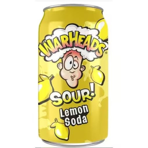 Warheads Sour Lemon Soda 355ml - QualityFood