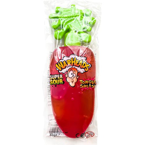 Warheads Tongue Splash Lollipop (1 Piece) 40g - QualityFood