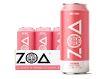 ZOA Zero Sugar Energy Drinks - Healthy Energy Formula with Vitamins, Antioxidants, Natural Caffeine - White Peach, 16 Ounce (Pack of 12) - QualityFood