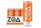 ZOA Zero Sugar Energy Drinks - Healthy Energy Formula with Vitamins, Electrolytes, Antioxidants, 160mg of Natural Caffeine - Wild Orange, 12 Ounce (Pack of 12) - QualityFood
