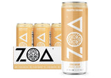 ZOA Zero Sugar Energy Drinks, Pineapple Coconut - Healthy B & C Vitamins, 160mg of Natural Caffeine - 12 Ounce (Pack of 12) - QualityFood