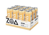 ZOA Zero Sugar Energy Drinks, Pineapple Coconut - Healthy B & C Vitamins, 160mg of Natural Caffeine - 12 Ounce (Pack of 12) - QualityFood