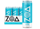 ZOA Zero Sugar Energy Drinks, Tropical Punch - Healthy B-Vitamins, Vitamin C, 210mg of Natural Caffeine - 16 Ounce (Pack of 12) - QualityFood